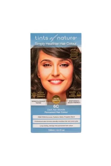 Tints of nature Naturalna farba do wosw  - 6C Ciemny popielaty blond 130 ml