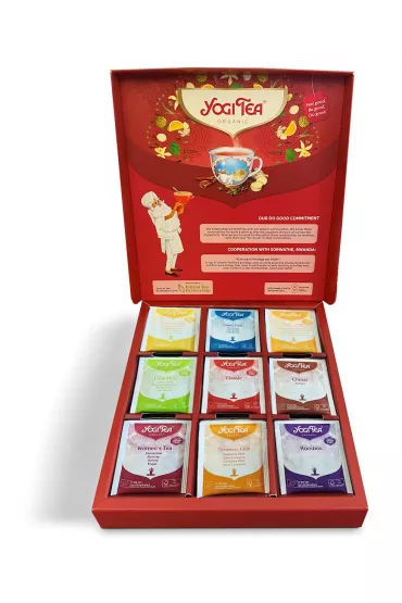 Yogi Tea Zestaw herbat ekspresowych Finest Selection 9 x 5 szt. Bio