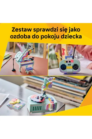 LEGO Creator Dekoracyjny fortepian z kotem 31392