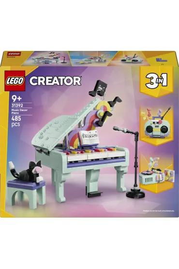 LEGO Creator Dekoracyjny fortepian z kotem 31392