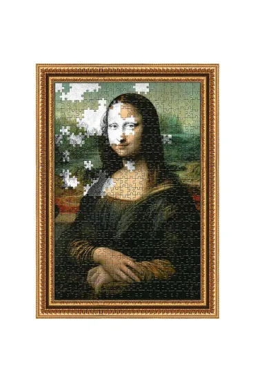 Puzzle Puzzlorama 500 el. Mona Lisa, Leonardo da Vinci Trefl