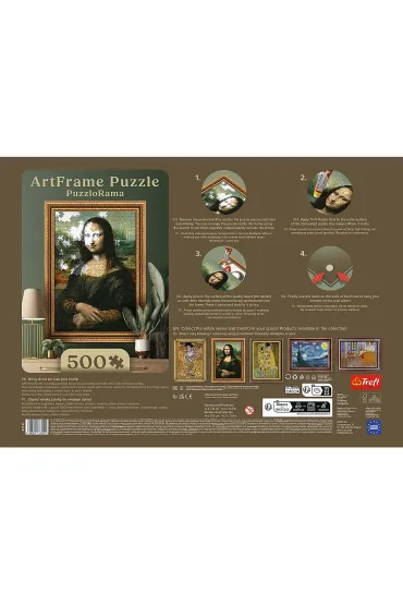 Puzzle Puzzlorama 500 el. Mona Lisa, Leonardo da Vinci Trefl