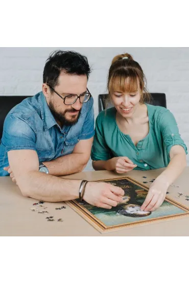Puzzle Puzzlorama 500 el. Mona Lisa, Leonardo da Vinci Trefl