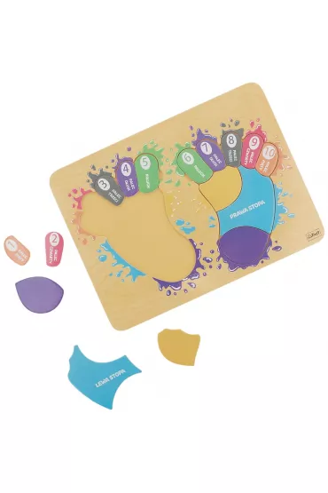 Puzzle Zabawka drewniana - Tup Tup St�pki Trefl