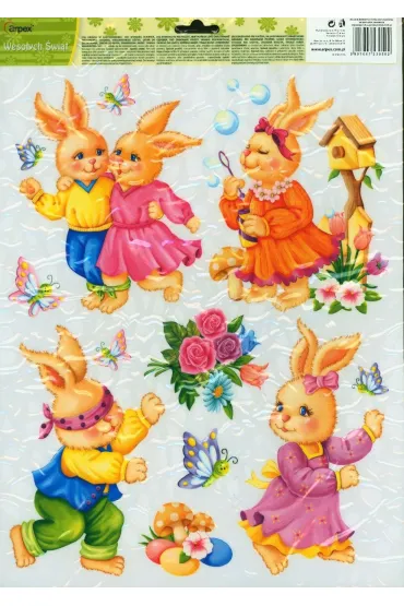 Folia elektrostatyczna wielkanoc (SW0502)