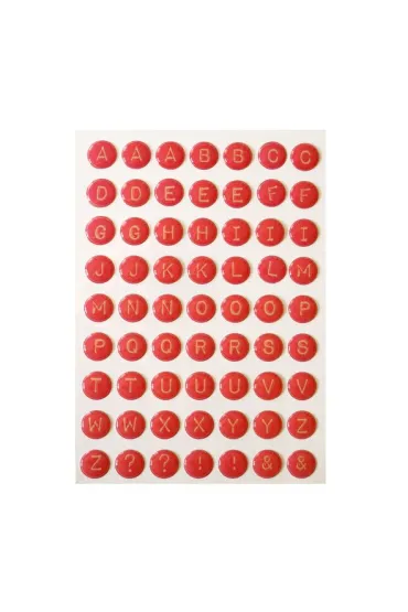 Craft Shop Litery samoprzylepne r�owe 3D