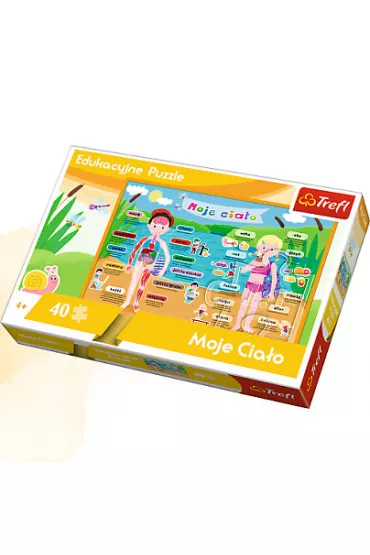 Puzzle edukacyjne 40 el. Moje cia�o Trefl