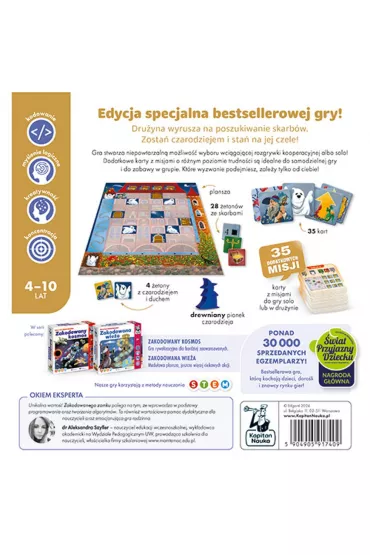 Zakodowany zamek. Gra na kodowanie. Edycja specjalna. Kapitan Nauka - Hubert Bobrowski