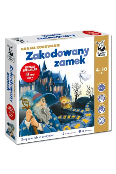 Zakodowany zamek. Gra na kodowanie. Edycja specjalna. Kapitan Nauka - Hubert Bobrowski