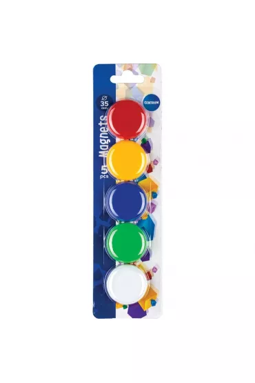 Centrum Magnesy do tablicy sucho�cieralnej 35mm 5 szt.