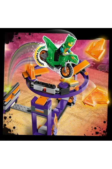 LEGO City Wyzwanie kaskaderskie – rampa z ko�em do przeskakiwania 60359