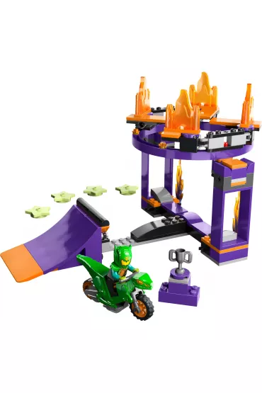 LEGO City Wyzwanie kaskaderskie – rampa z ko�em do przeskakiwania 60359