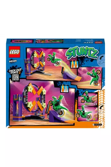 LEGO City Wyzwanie kaskaderskie – rampa z ko�em do przeskakiwania 60359