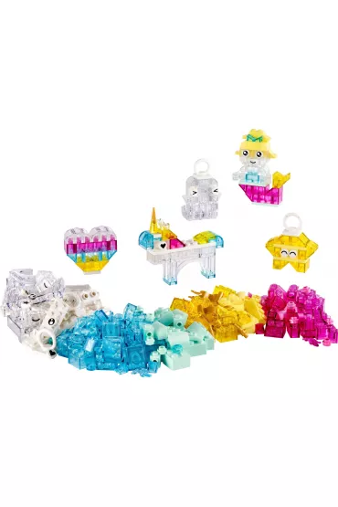 LEGO Classic Magiczny zestaw z przezroczystymi klockami 11040