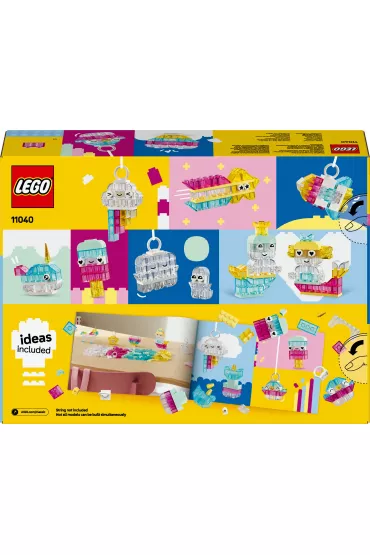LEGO Classic Magiczny zestaw z przezroczystymi klockami 11040