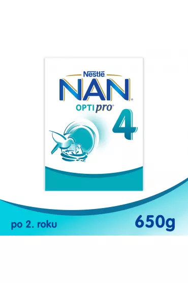 Nestle Nan Optipro 4 Junior Produkt na bazie mleka dla dzieci po 2. roku 650 g