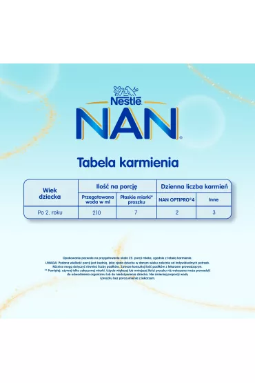 Nestle Nan Optipro 4 Junior Produkt na bazie mleka dla dzieci po 2. roku 650 g