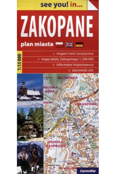 see you! in? Plan miasta Zakopane 1:15 000