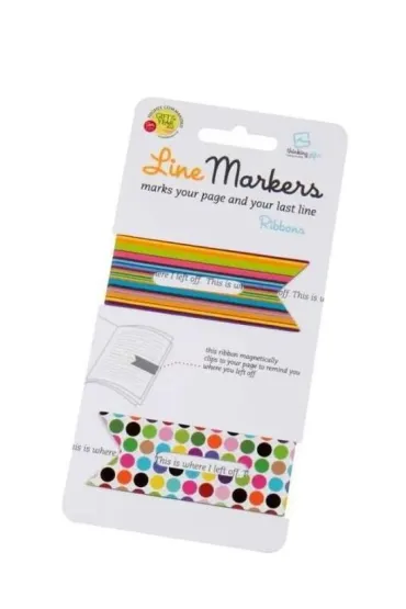 Thinking Gifts LineMarkers Wskazuj�ce zak�adki - Ribbons