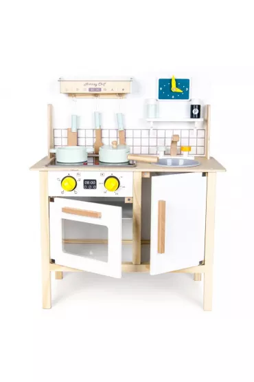 Drewniana kuchnia z d�wi�kami Ecotoys