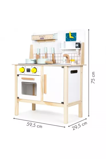 Drewniana kuchnia z d�wi�kami Ecotoys