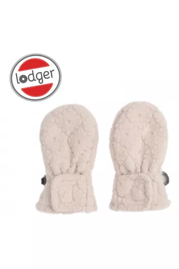 Lodger Polarowe rkawiczki niemowlce Fleece Birch 0-12 mies.