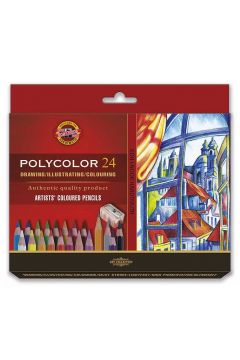 Koh-I-Noor Kredki owkowe Polycolor 3834 24 kolory