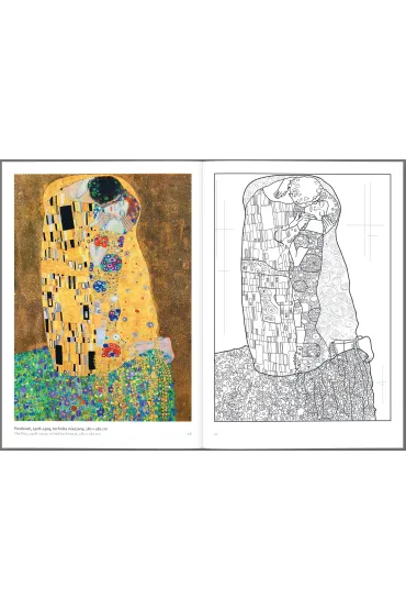 Gustav Klimt. Zeszyt do kolorowania - Edyta Niemiec-Szywa�a