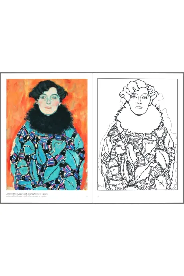 Gustav Klimt. Zeszyt do kolorowania - Edyta Niemiec-Szywa�a