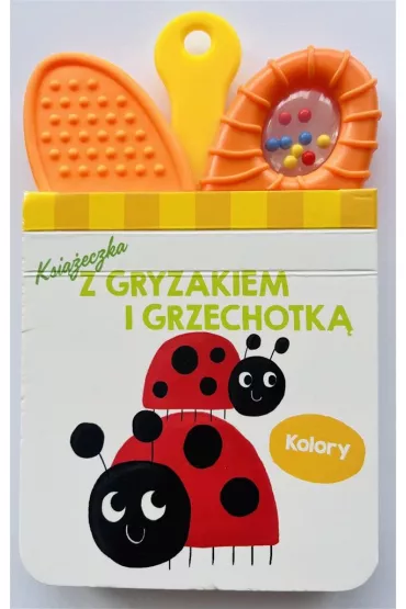 Kolory. Ksi��eczka z gryzakiem i grzechotk�