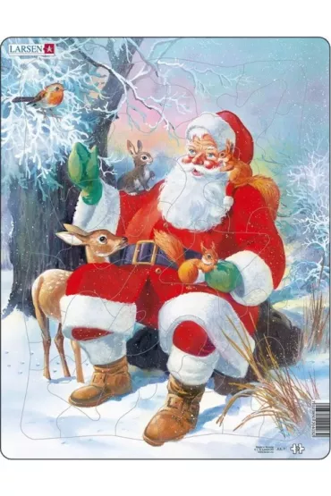 Puzzle Uk�adanka Miko�aj ze zwierz�tami Maxi Larsen