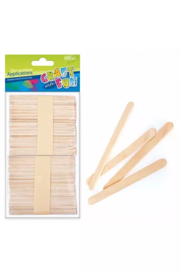 Craft with Fun Patyczki drewniane dekoracyjne 100 szt.