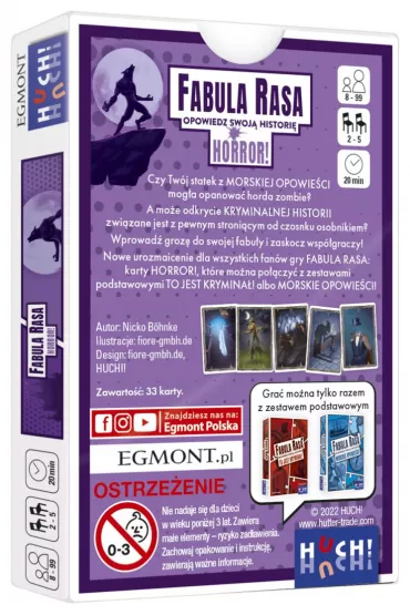 Fabula Rasa Horror dodatek do gry Egmont