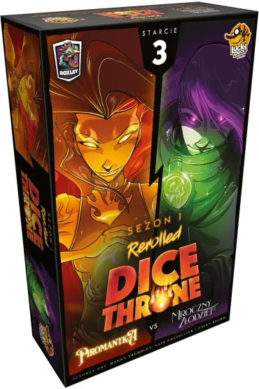 Dice Throne. Starcie 3. Piromantka vs Mroczny Z�odziej Lucky Duck Games Polska