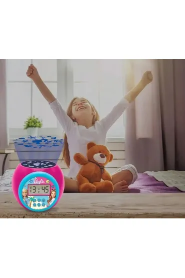 Budzik z projektorem Barbie Lexibook RL977BB