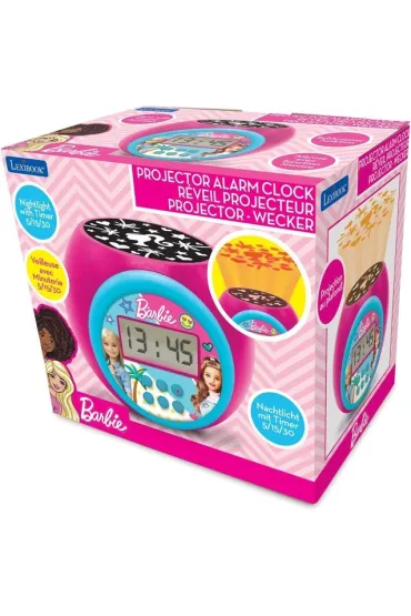 Budzik z projektorem Barbie Lexibook RL977BB