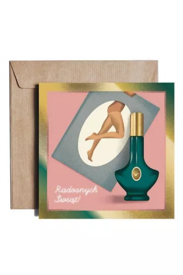 Pieskot Karnet kwadratowy Christmas Set for Her IKS02