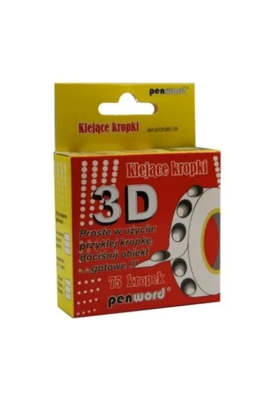 Polsirhurt Klej�ce kropki 3D 75 szt.