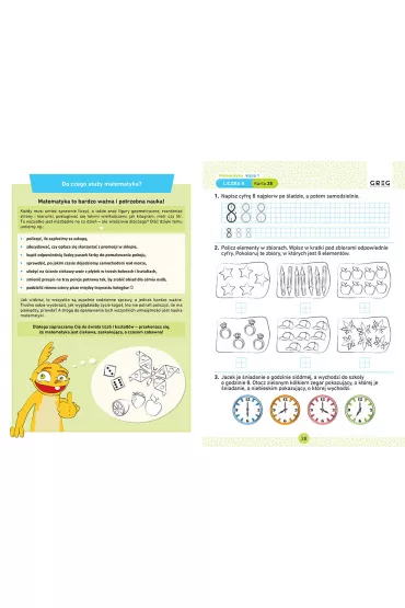 Matematyka. Karty pracy w szkole i w domu. Klasa 1 - Marta Kurdziel