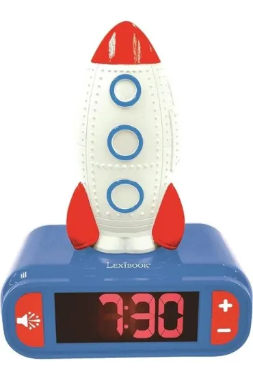 Lampka nocna budzik cyfrowy Lexibook RL800SPC