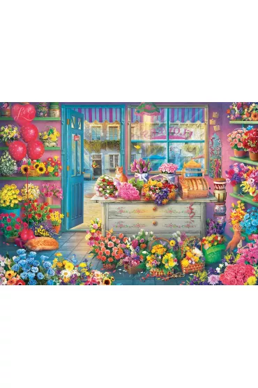 Puzzle 1000 el. PQ Kwiaciarnia Schmidt