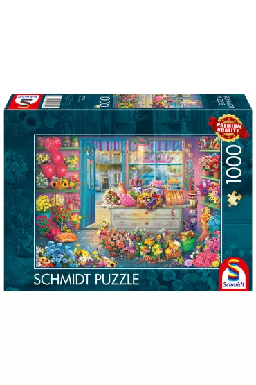 Puzzle 1000 el. PQ Kwiaciarnia Schmidt