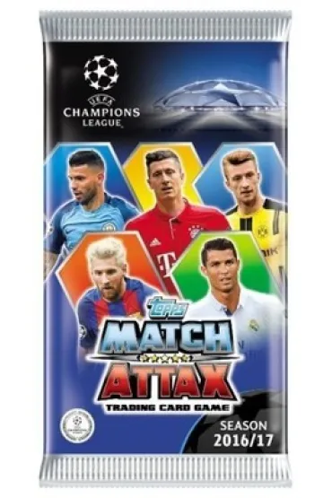 Champions League UEFA Match Attax 2016/17 saszetka z kartami Topps