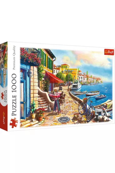 Puzzle 1000 el. S�oneczny bulwar Trefl