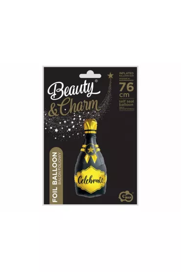 Godan Balon foliowy Szampan Celebrate Party 76cm