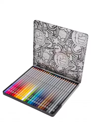 CoolPack Kredki o��wkowe okr�g�e Disney 100 w metalowym pude�ku 24 szt.