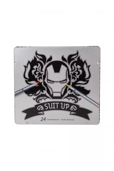 CoolPack Kredki o��wkowe okr�g�e Disney 100 w metalowym pude�ku 24 szt.