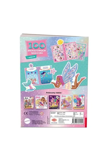 Mattel Barbie Dreamtopia. 100 brokatowych naklejek