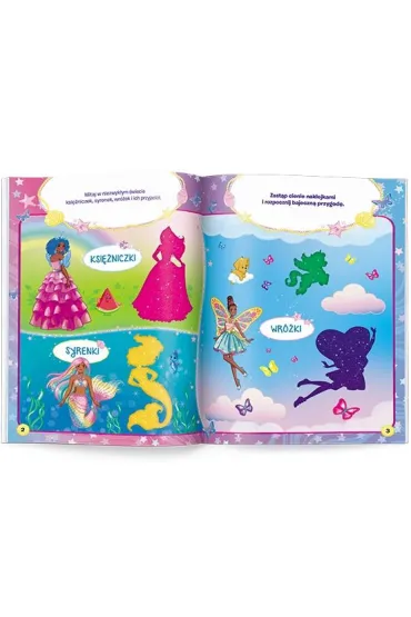 Mattel Barbie Dreamtopia. 100 brokatowych naklejek