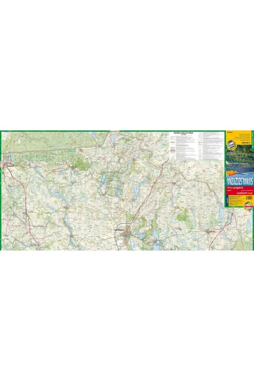 Suwalszczyzna mapa turystyczna 1:85 000 laminat 2024